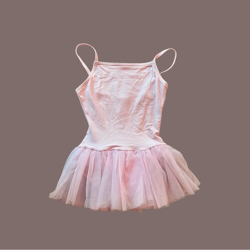 CAPEZIO Pink Ballet Tutu with Sparkle Skirt, Childs M